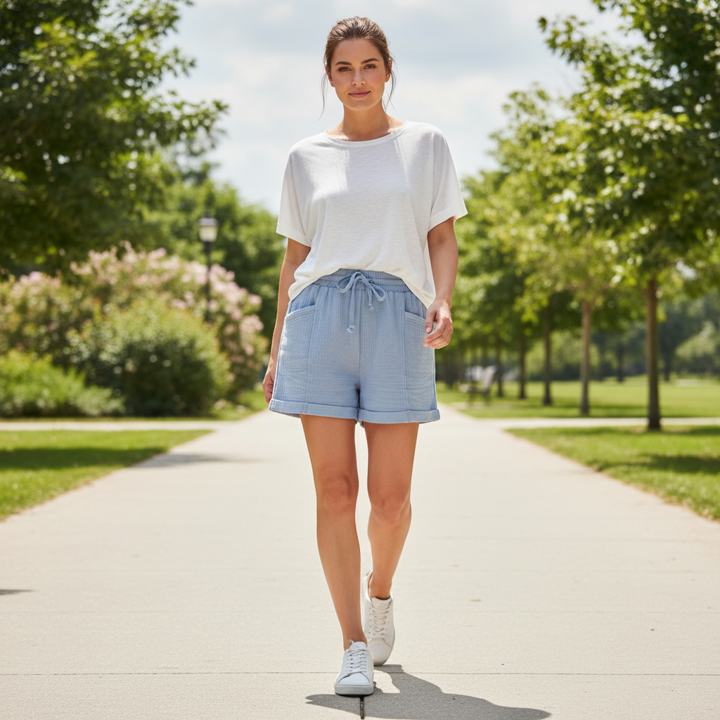 Kvinnor | Lätta och Bekväma Sommarshorts
