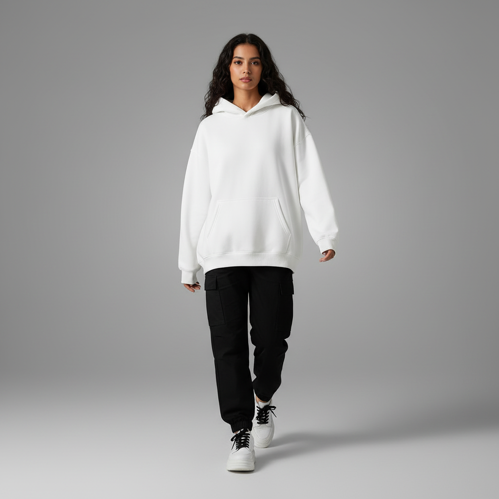 Comfort Fit Hoodie | Mjuk Bomullströja för Vardag