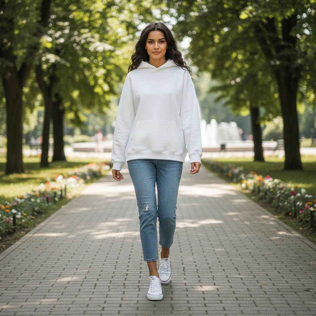Comfort Fit Hoodie | Mjuk Bomullströja för Vardag