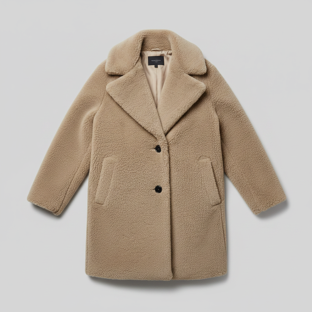 Teddy Coat Rita | Vinterkappa i fuskpäls för kvinnor