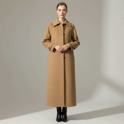Elegant lång kappa Bridget | Vinterkappa för kvinnor