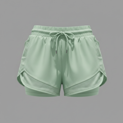 Mira | Fitnessshorts med hög midja för dam