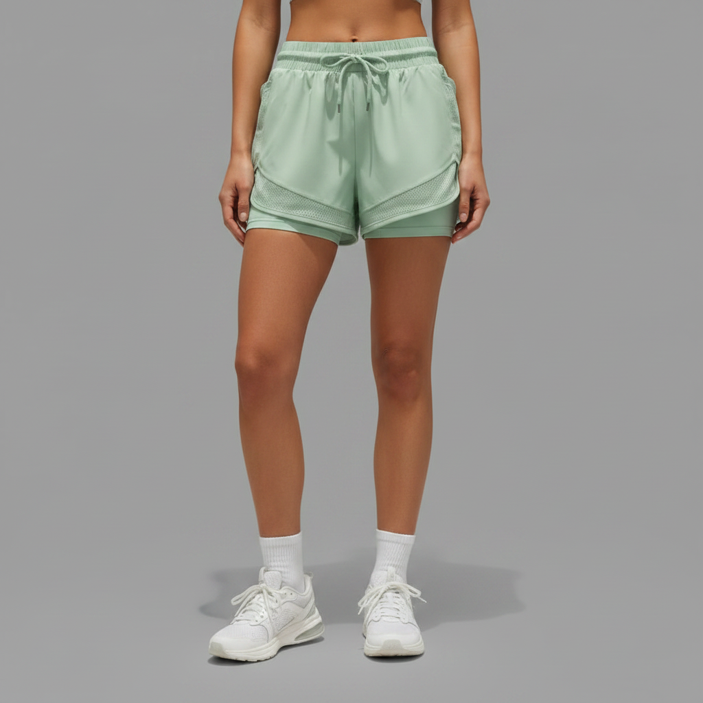 Mira | Fitnessshorts med hög midja för dam