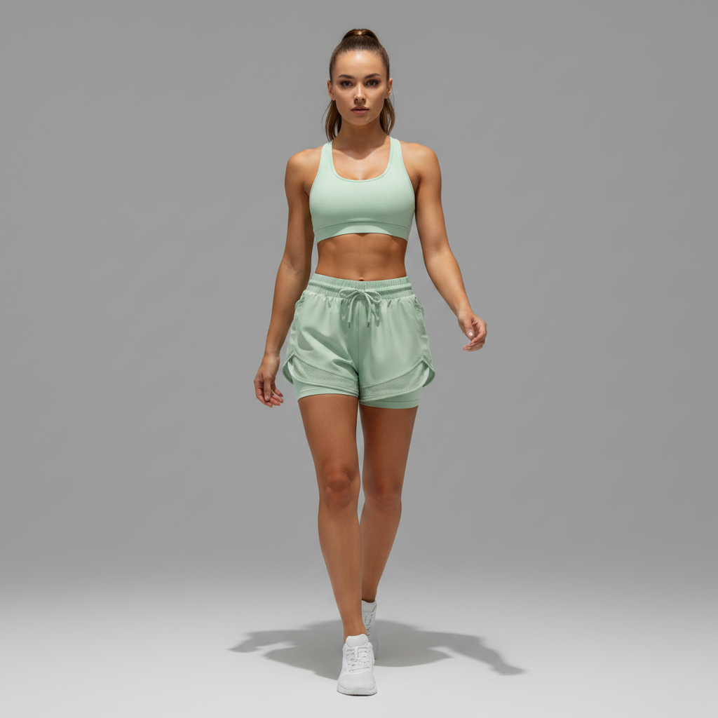 Mira | Fitnessshorts med hög midja för dam