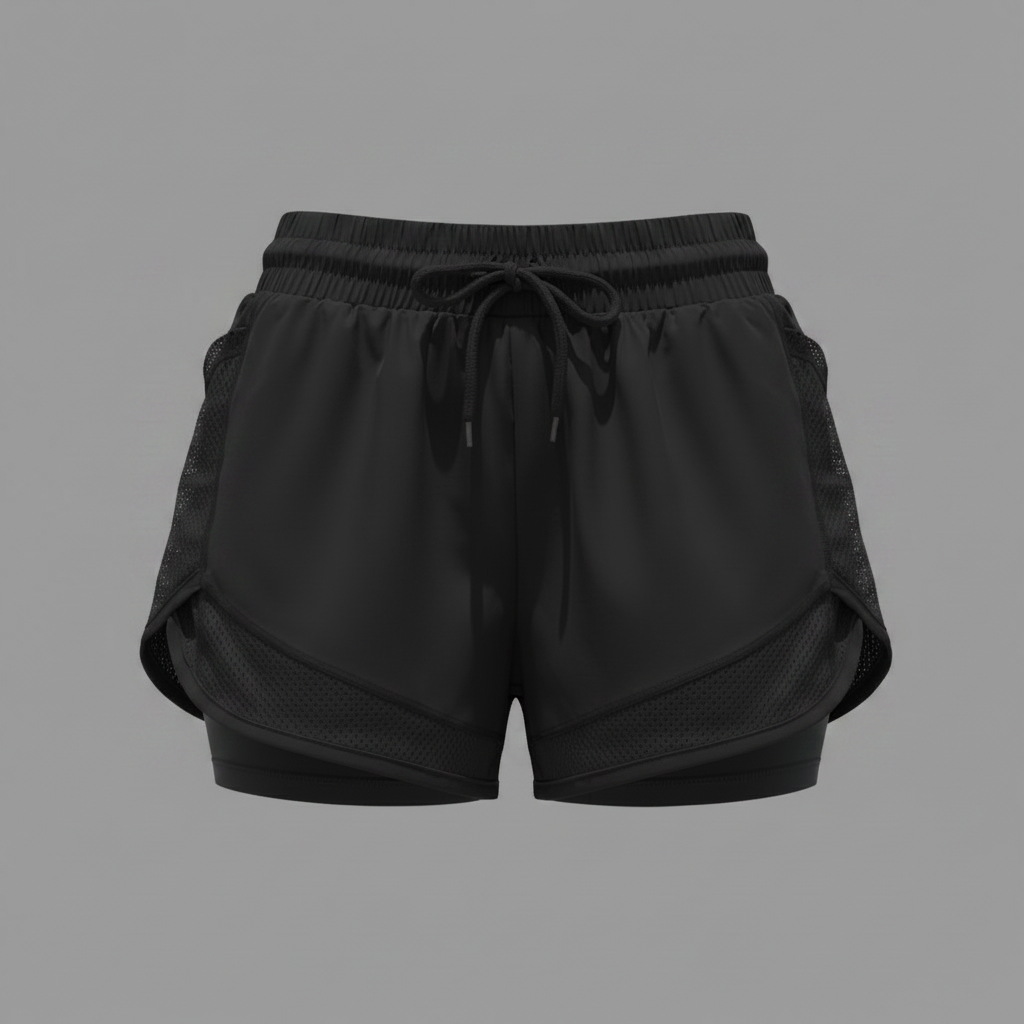 Mira | Fitnessshorts med hög midja för dam