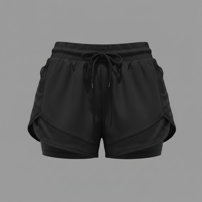 Mira | Fitnessshorts med hög midja för dam