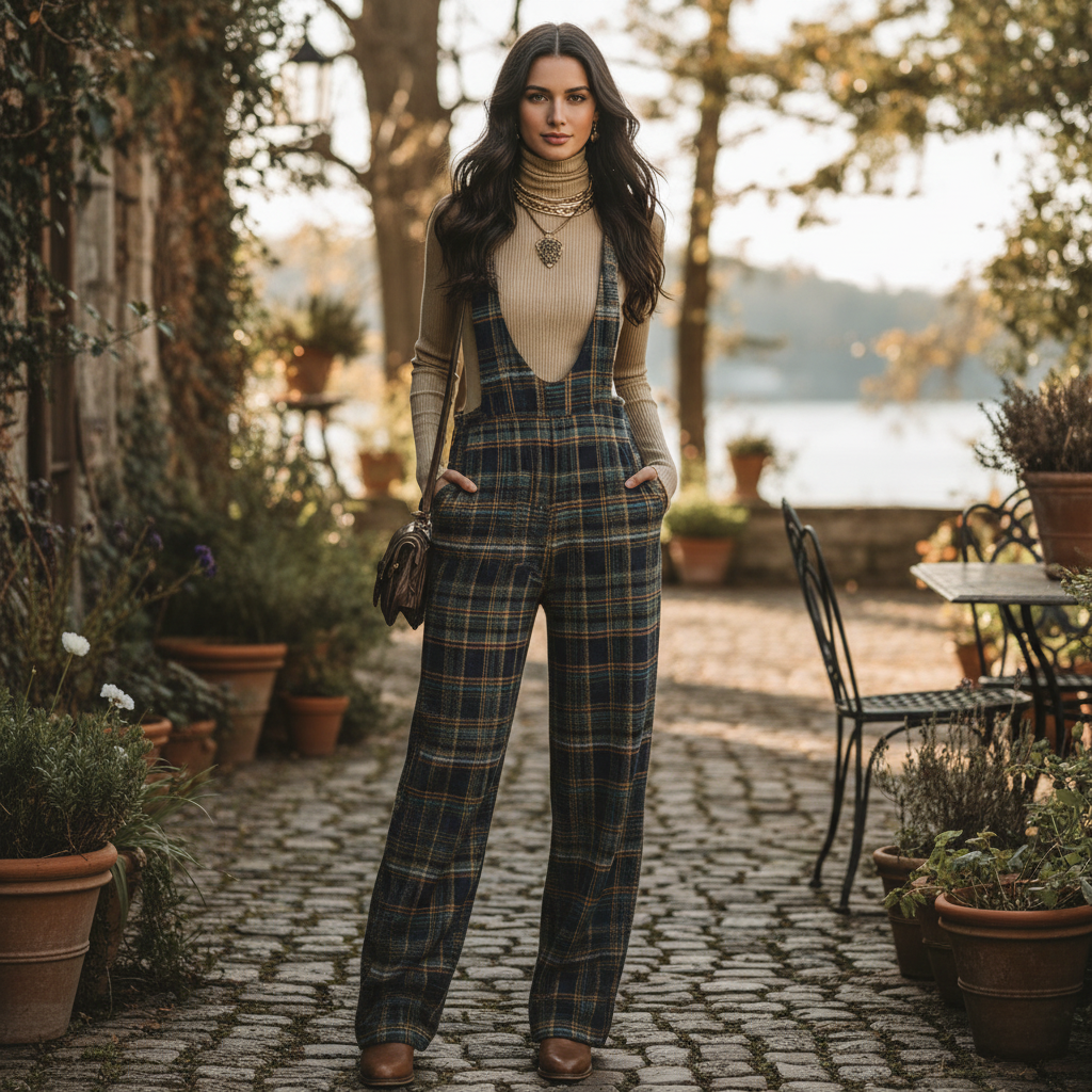 Retro Jumpsuit | Bekväm löst sittande jumpsuit