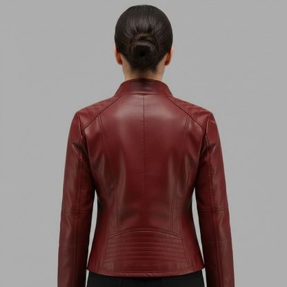Selene Läderjacka | Elegant Damjacka
